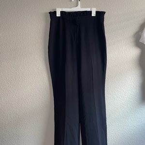 Express Women’s Black Súper High Rise Wide Leg Slacks Workwear Pantsuit Size 12